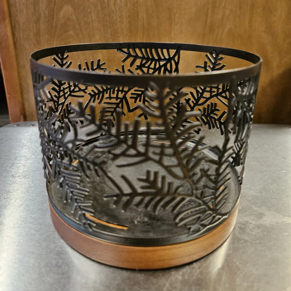 Brown Pine Branches Candle Holder/Potpourri/ Candy Dish